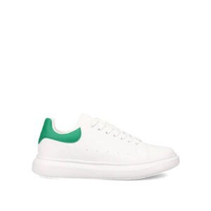 MIGATO Men’s White Sneaker with Green Detail