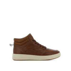 SJ Men’s brown sneaker boot with white sole