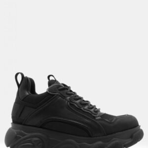 Sneakers in a combination of materials Black