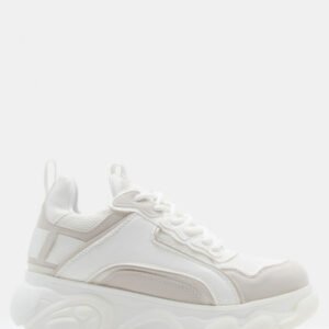 Sneakers in a combination of materials White
