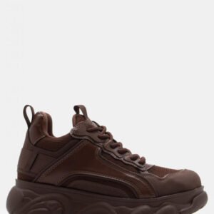 Sneakers in a combination of materials